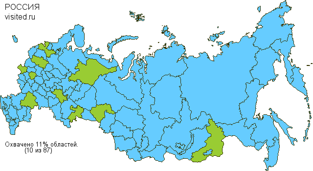 Карта россии регионы